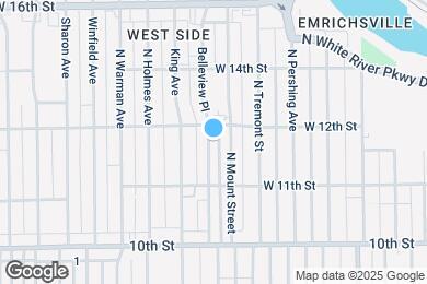 Map image of the property - 1145 N Belleview Pl