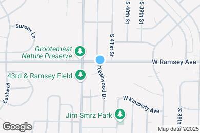 Map image of the property - 5910 Teakwood Dr