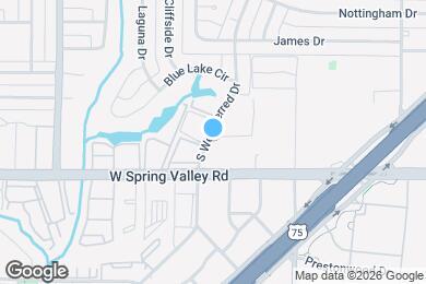 Map image of the property - 919 S Weatherred Dr