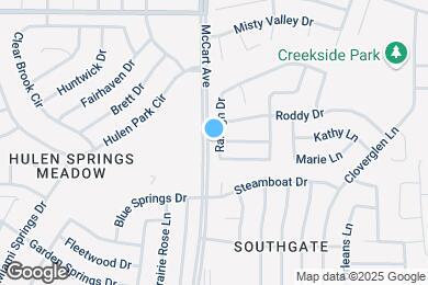 Map image of the property - 8116 Raleigh Dr