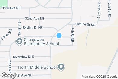 Map image of the property - 812 Sacajawea Dr