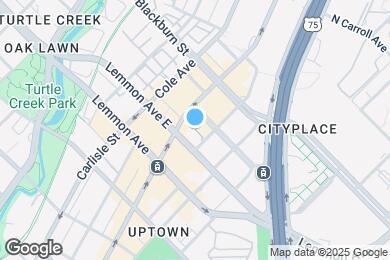 Map image of the property - 3636 McKinney Ave