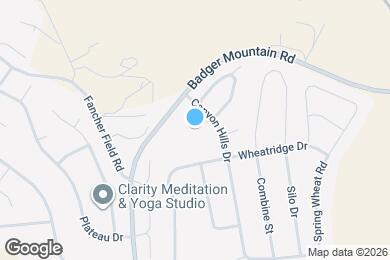 Map image of the property - 1289 Canyon Ct