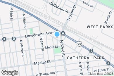 Map image of the property - 5217 1/2 Warren Street, 1