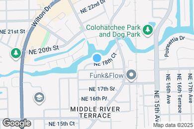 Map image of the property - 834 NE 18th Ct