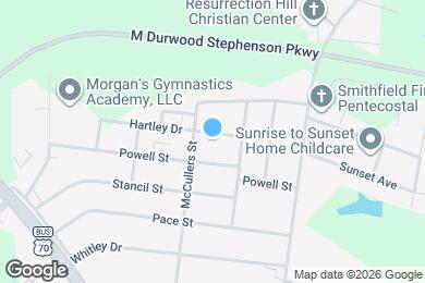Map image of the property - 107 Hartley Dr
