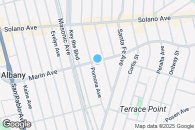 Map image of the property - 1322 Marin Ave