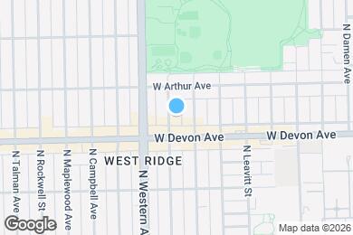Map image of the property - 6423 N Claremont Ave