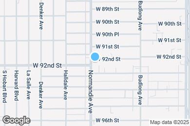 Map image of the property - 1348 W 92nd St