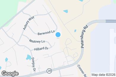 Map image of the property - 2422 Hilliard Dr