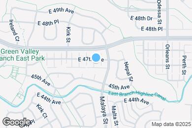Map image of the property - 20924 E 47th Ave
