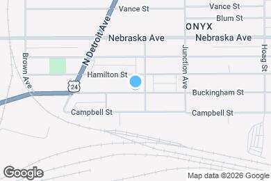 Map image of the property - 1518 Buckingham St