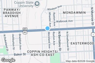 Map image of the property - 2405 W North Ave