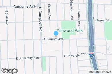 Map image of the property - 605 N Dorchester Ave