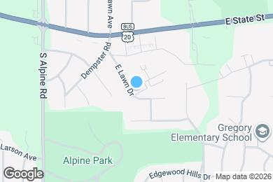 Map image of the property - **CREEKVIEW PROPERTIES** OPEN HOUSE 3/7 1-3pm