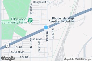 Map image of the property - 329 Rhode Island Ave NE