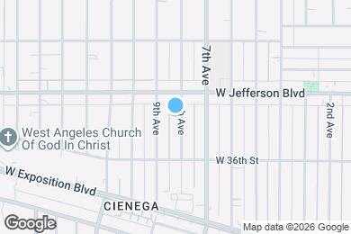 Map image of the property - 3433 1/2 8th Avenue
