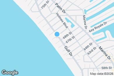 Map image of the property - 6806 Gulf Dr