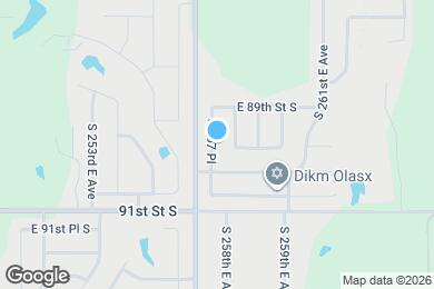 Map image of the property - 8963 S 257th E Pl