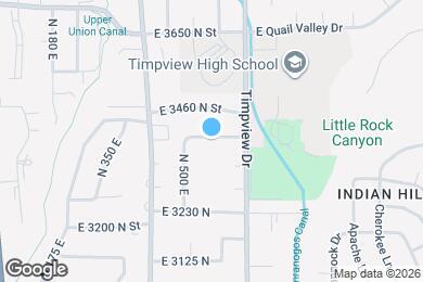 Map image of the property - 548 E 3400 N