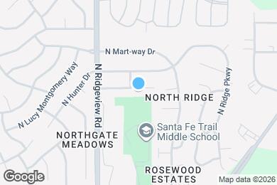 Map image of the property - 1311 E 123rd Terrace