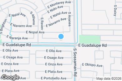 Map image of the property - 7519 E Naranja Ave