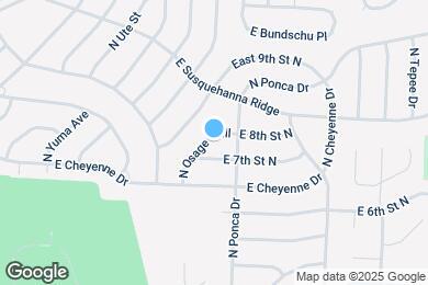 Map image of the property - 717 N Osage Trail