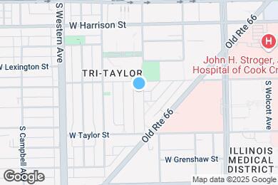 Map image of the property - 814 S Leavitt St