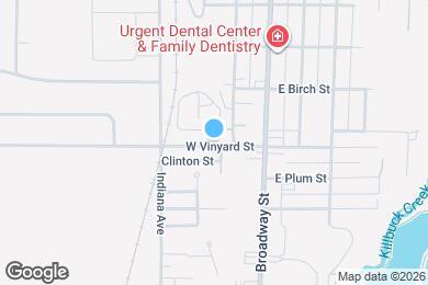 Map image of the property - 116 W Vinyard St