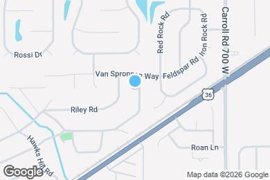 Map image of the property - 7226 N Orchard Dr