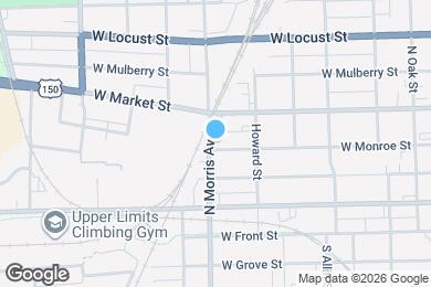 Map image of the property - 403 N Morris Ave