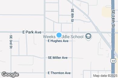 Map image of the property - 612 E Hughes Ave