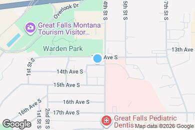 Map image of the property - 300 14th Ave S