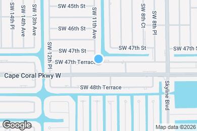 Map image of the property - 1016 SW 47th Terrace