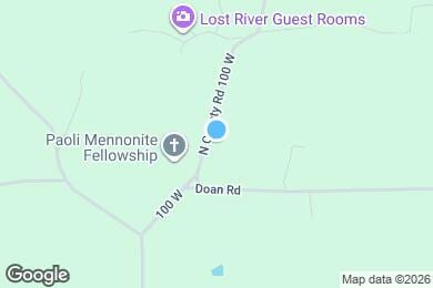 Map image of the property - 2702 N County Road 100 W