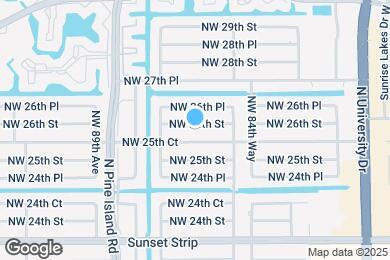 Map image of the property - 8600 NW 26th St