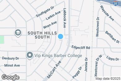 Map image of the property - 5608 Lubbock Ave