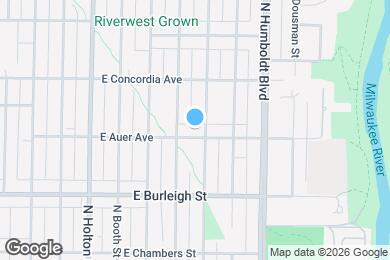 Map image of the property - 822 E Auer Ave