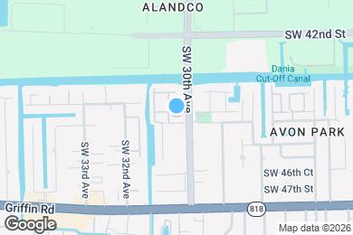 Map image of the property - 3040 SW 44th Ct