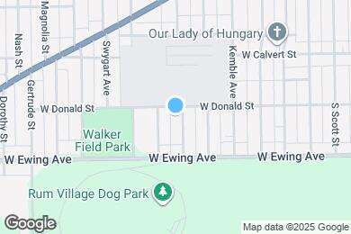 Map image of the property - 2109 Oliver St