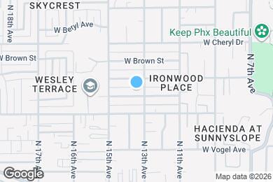 Map image of the property - 1310 W Ironwood Dr