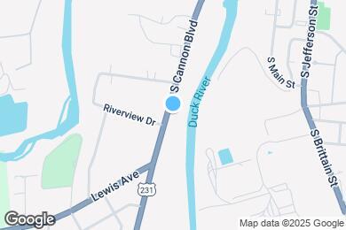 Map image of the property - 505 S Cannon Blvd