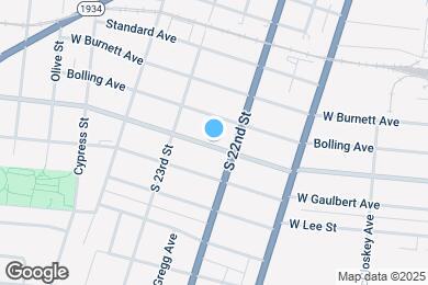 Map image of the property - 2117 W Hill St