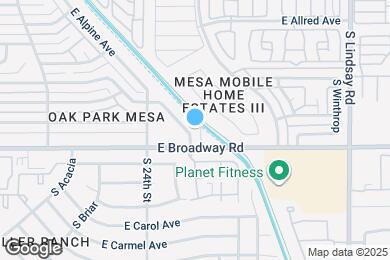 Map image of the property - 2458 E Alpine Ave