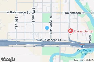 Map image of the property - 212 W Hillsdale St