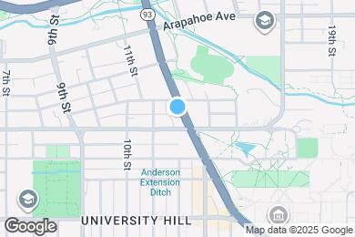 Map image of the property - 1405 Broadway St