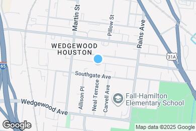 Map image of the property - 1613 Marshall Hollow Dr