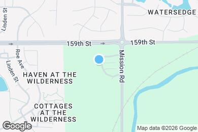 Map image of the property - Birchwood Villas at 159th & Mission Rd