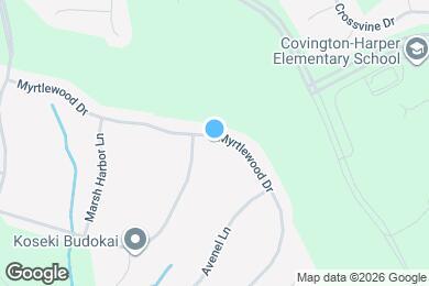 Map image of the property - 2883 Myrtlewood Dr