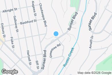 Map image of the property - 14501 W Sunset Blvd